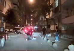 Esenler'de iki kız arkadaş arasında kavga! Saçından tutup yerde sürükledi