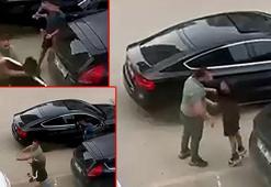 Annesi yere düşünce dayanamadı! Küçük çocuktan babasına büyük tepki