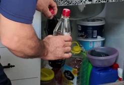 Okul kantininde pes dedirten görüntü! Gıda ürünleriyle deterjan aynı dolapta çıktı: 'Yerimiz dar'