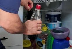 Okul kantininde pes dedirten görüntü! Gıda ürünleriyle deterjan aynı dolapta çıktı: 'Yerimiz dar'