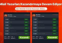 Misli Yazarları Kazandırmaya Devam Ediyor! İşte Misli’de Günün Kazanan Altılısı…