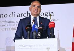 Bakan Ersoy ve İtalyan mevkidaşı Giuli Hierapolis'te bir araya geldi
