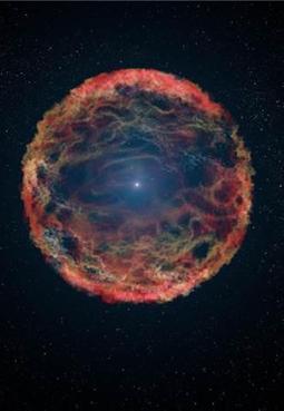 Dev bir yıldızın ölürken sunduğu büyüleyici gösteri: Süpernova