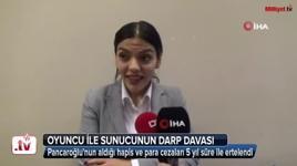 Oyuncu ile sunucunun darp davası! Karar verildi...