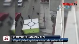 2 metrelik hata can aldı!