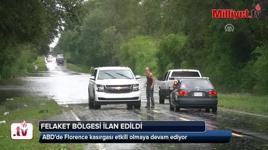Florence kasırgası etkili olmaya devam ediyor