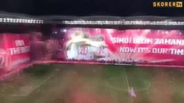 Türkiye-Rusya maçının hemen öncesinde gerçekleşen koreografi!