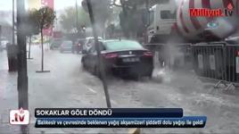 Meteoroloji uyarmıştı! Ve sağanak yağış başladı