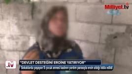 Bağımlı kadının çocuğuna verilen yardım parasıyla eroin alıyor iddiası