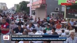 Bakan Sarıeroğlu Bakan Sarıeroğlu Adana'da vatandaşlarla iftar yaptı