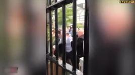 Olay görüntüler! Jokeyler birbirine girdi...