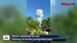 Endonezya'daki Merapi Yanardağı patladı