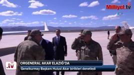 Genelkurmay Başkanı Orgeneral Akar Elazığ'da birlikleri denetledi