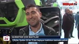 Çiftçiler traktörleri almaktan çok bakıyor