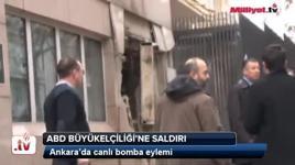 Ankara'da Amerika Büyükelçiliği önünde patlama oldu