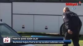 Beylikdüzü Kuğulu Park'ta bir kişi kendisini kalbinden vurdu