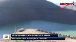 Yuvacık Barajı'nda su seviyesi yüzde 28'e düştü