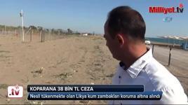 Koparanlara 38 bin TL ceza