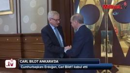 Cumhurbaşkanı Erdoğan, Bildt'i kabul etti