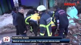 Liseli Elif, okula giderken çöken duvarın altında kaldı