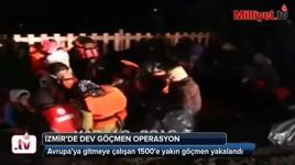 İzmir’de dev göçmen operasyonu