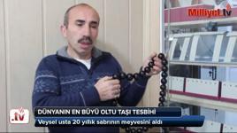 20 yıldır bu tesbih için uğraşıyor