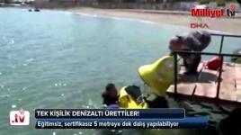 Tek kişilik denizaltı ürettiler