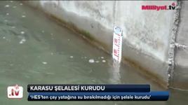 Karasu Şelalesi kurudu