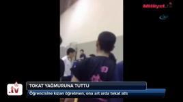 Tokat yağmuruna tuttu