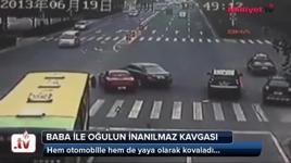 Baba ile oğulun inanılmaz kavgası