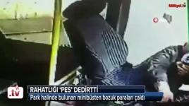 Hırsızdaki rahatlığa bak!