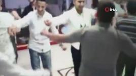 Çocuk damadın vurulma anı kameraya yansıdı