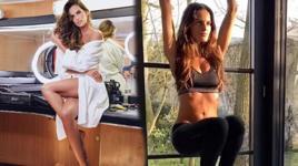 Izabel Goulart'ın karantina sporu