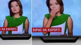 Spikerin canlı yayında ön dişi düştü