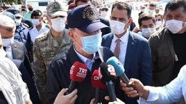 Son dakika... Bakan Akar ve komutanlar Kaş'ta