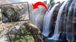 Asya ve Avrupa’nın en yüksek şelalesi olan Tortum Şelalesi'nde bir damla su kalmadı