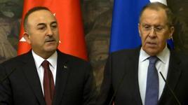 Moskova'da tarihi görüşme! Bakan Çavuşoğlu ve Lavrov'dan flaş açıklamalar