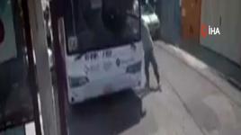 Şoförün el frenini çekmeyi unuttuğu otobüs kilometrelerce yol aldı