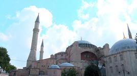Ayasofya Camii'nde bayram hazırlıkları tamamlandı