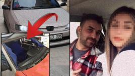 Ayrıldığı erkek arkadaşının otomobiline zarar verdi
