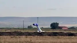 Zorunlu iniş yapmıştı, Afyonkarahisar’daki uçaktan yeni görüntü