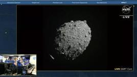 NASA'nın uzay aracı asteroit ile çarpıştı 