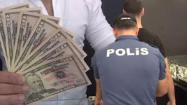 Sahte dolar satmaya çalışan şahıs suçüstü yakalandı