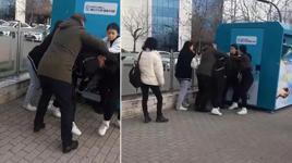 Liseli kızların, şok cihazlı kavgası