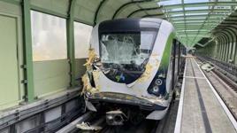 Tayvan'da inşaat vinci metronun üzerine düştü: 1 ölü, 8 yaralı