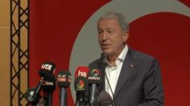 Bakan Akar: Bu inançla, birliktelikle, güvenle, istikrarla önümüzde artık bir engel yok
