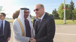 Cumhurbaşkanı Erdoğan BAE Devlet Başkanı Şeyh Muhammed bin Zayed Al Nahyan’la bir araya geldi