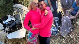 Mustafa Sandal'ın eşi Melis Sandal cayrokopter kazasında yaralandı