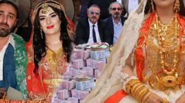 Aşiret düğününe servet takıldı! Takı töreni 4 saat sürdü, paraları 15 kişi saydı