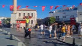 Bodrum'da Zafer Bayramı korteji, renkli görüntülere sahne oldu